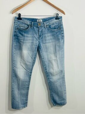 Mudd Light Wash Low Rise Classic 5 Pocket Slim Fit Jeans Juniors Size 9